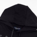 LV Hoodie  Black Monogram Gradient - Image 3