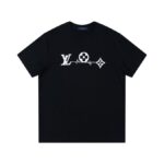 LV T-shirt Black Monogram Pulse
