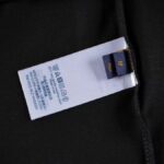 LV T-Shirt Drip Print Black - Image 6