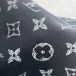 LV T-shirt Gradient Cotton Black - Image 7