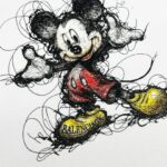 BLNCG T-shirt Mickey Mouse Print - Image 4