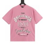 BLNCG T-shirt Graphic Slogan Distressed Pink