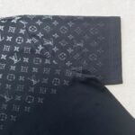 LV T-shirt Gradient Cotton Black - Image 6