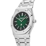AP Royal Oak 15202PT.OO.1240PT.01 ‘Jumbo’ Extra-Thin Platinum Green Dial - Image 6