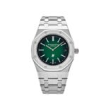 AP Royal Oak 15202PT.OO.1240PT.01 ‘Jumbo’ Extra-Thin Platinum Green Dial