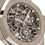 AP Royal Oak 26735SG.OO.1320SG.01 Selfwinding Flying Tourbillon Openworked Sand Gold - Image 6