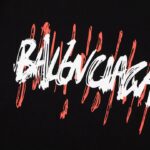 BLNCG T-shirt Graffiti Print Black - Image 4