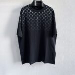 LV T-shirt Gradient Cotton Black - Image 2