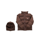 PUFFER JACKET-BROWN