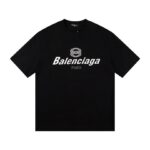 BLNCG T-shirt Paris Double Rings Logo Black