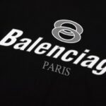 BLNCG T-shirt Paris Double Rings Logo Black - Image 4