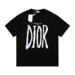 CD T-shirt Black Graphic Logo Couture