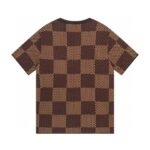 LV T-shirt Checkered Logo - Image 2