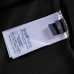LV T-shirt Blue Graffiti Black Logo - Image 9