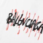 BLNCG T-shirt Graffiti Print White - Image 4